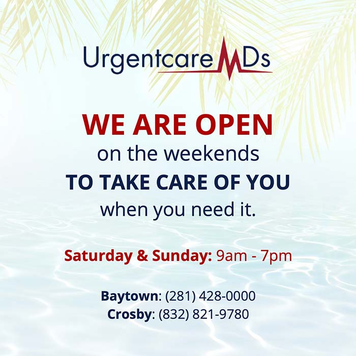 urgentcare mds schedule