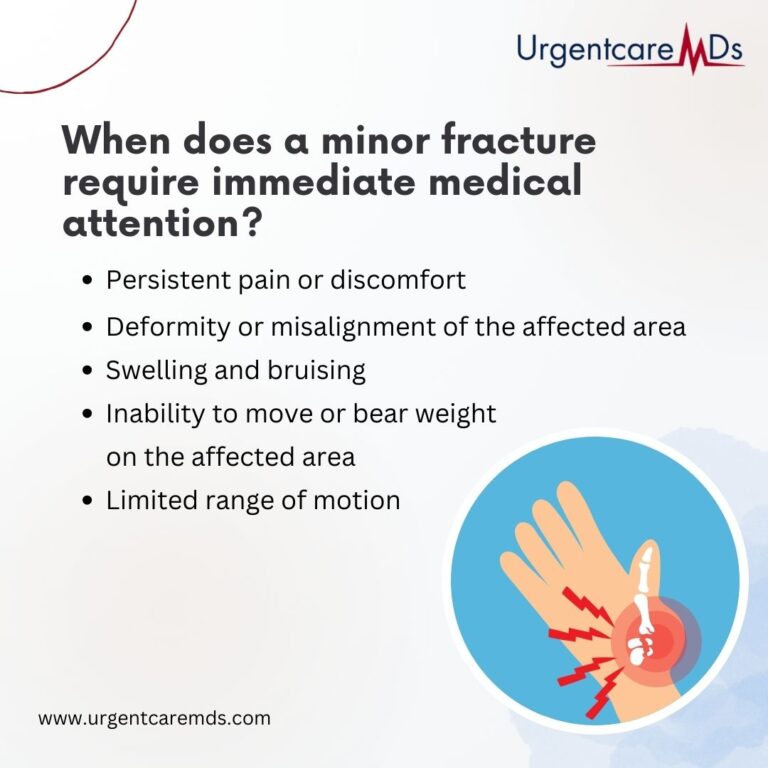 When to Seek Urgent Care for a Minor Fracture